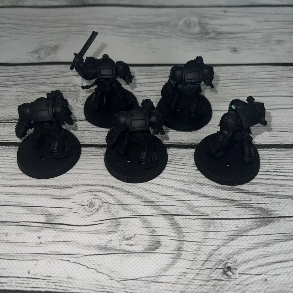Games Workshop Warhammer 40K 30K Cataphractii Terminator Squad X5 Painted